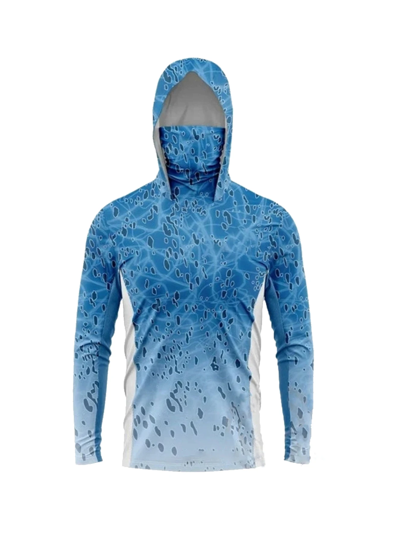 Fishing Hoodie - قميص صيد رجالي بأكمام طويلة مع