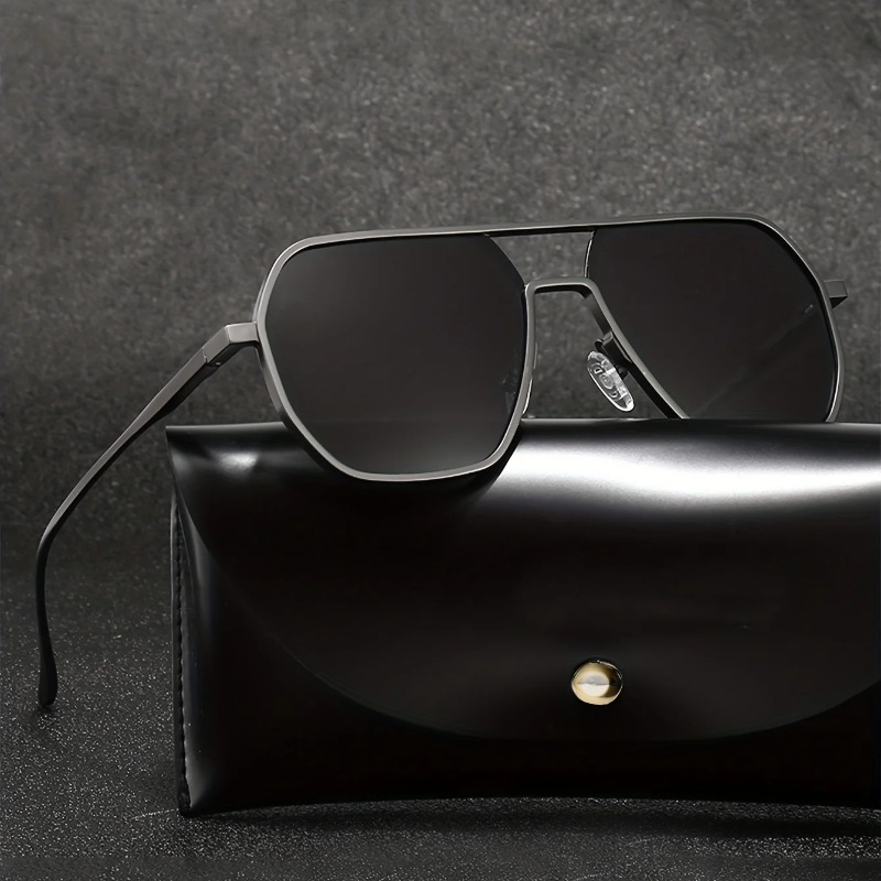 Fishing Sunglasses Polarized - نظارات شمسية مستقطبة بتصميم عتيق للرجال،