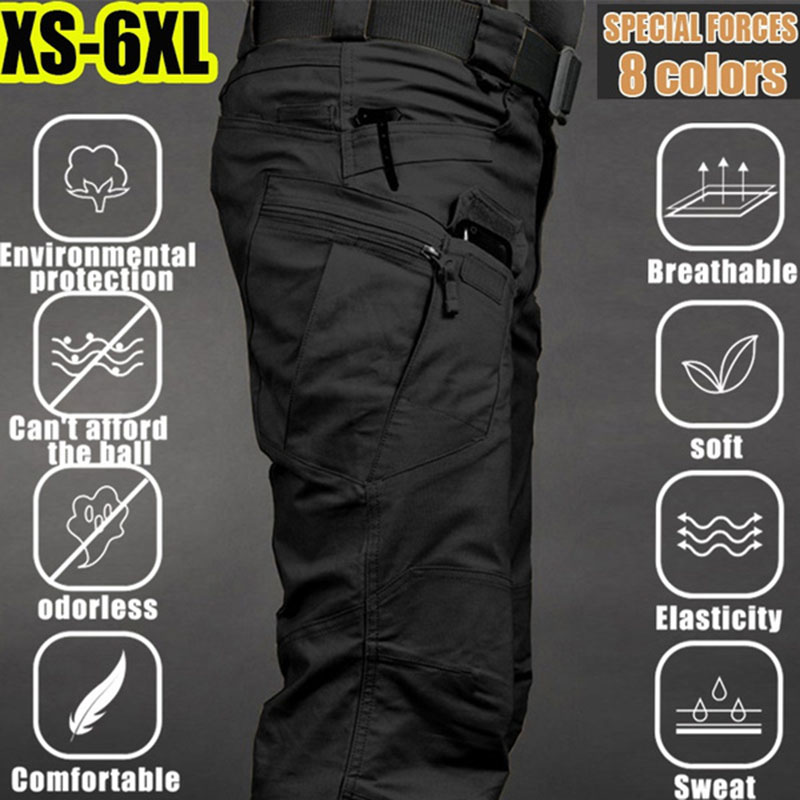 Fishing Pants Waterproof - الرجال السراويل البضائع الانيقة 6XL حجم