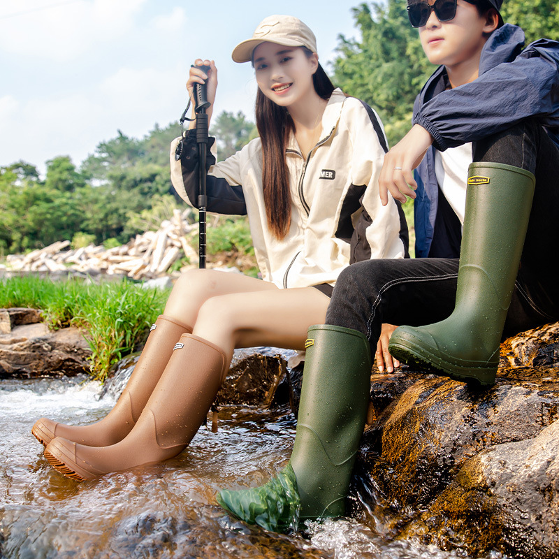أحذية مطر عالية مقاومة للماء ب - مراجعة Fishing Boots وسعره