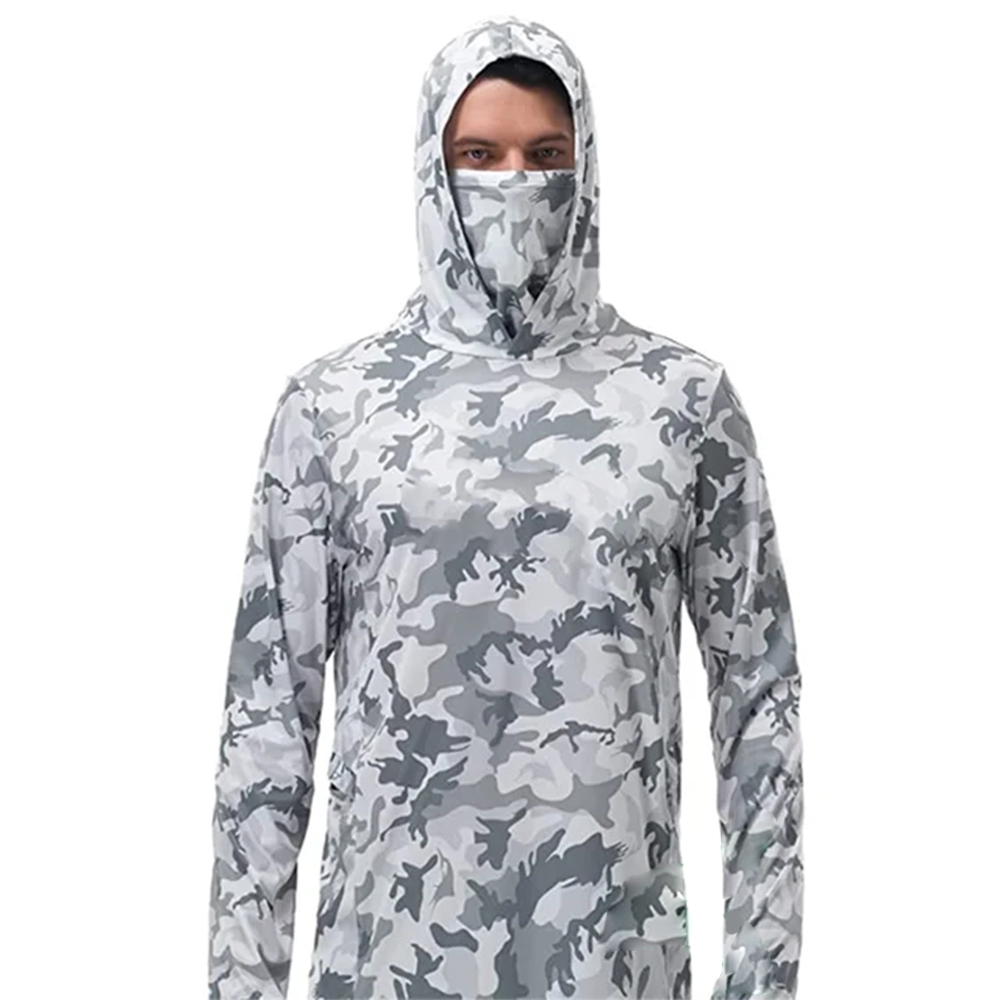 قمصان صيد صيفية للرجال بأكمام  - مراجعة Fishing Hoodie وسعره
