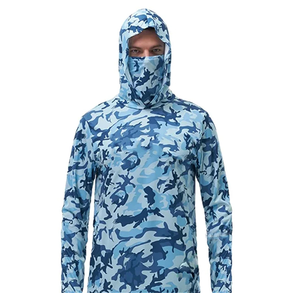 قمصان صيد صيفية للرجال بأكمام  - مراجعة Fishing Hoodie وسعره