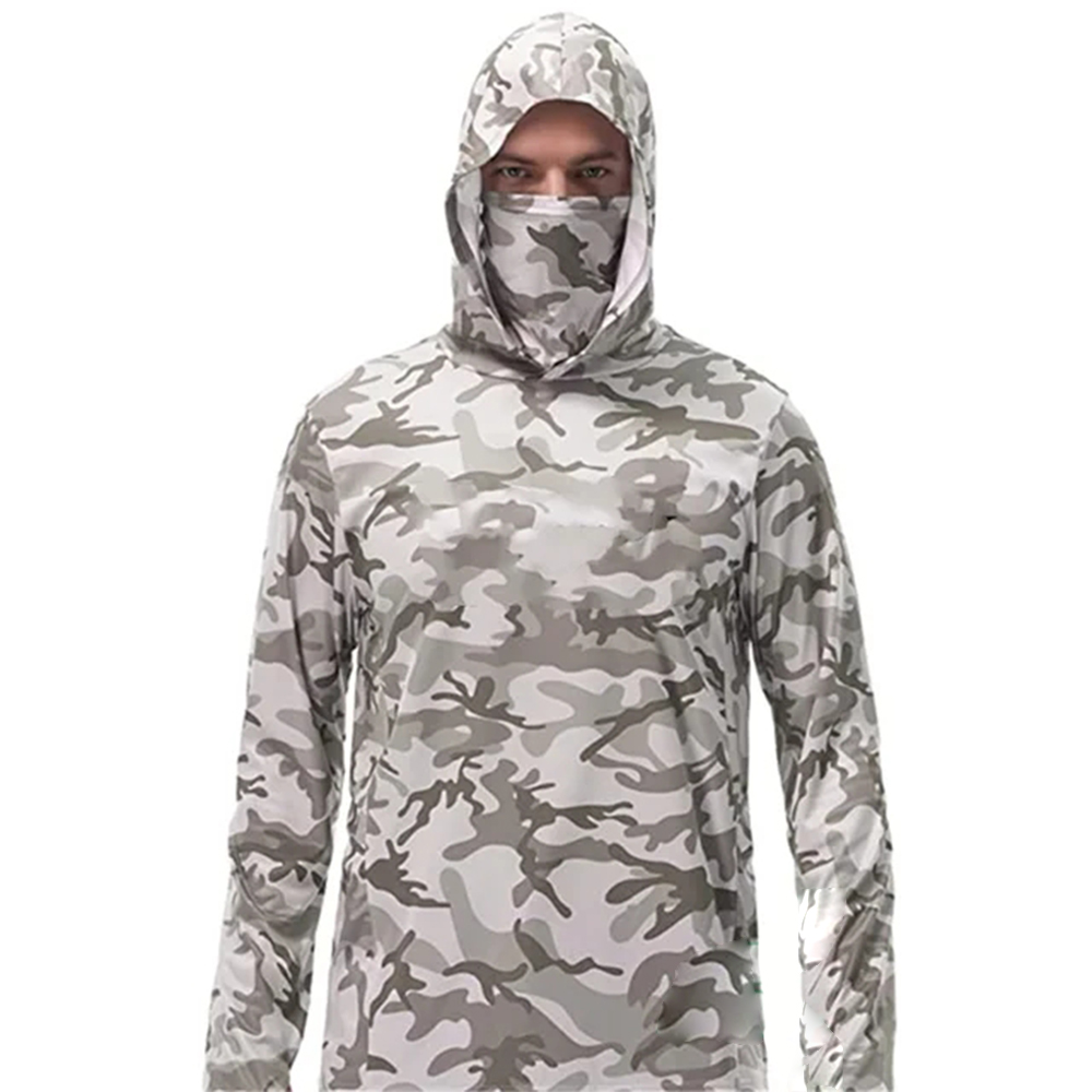 قمصان صيد صيفية للرجال بأكمام  - مراجعة Fishing Hoodie وسعره