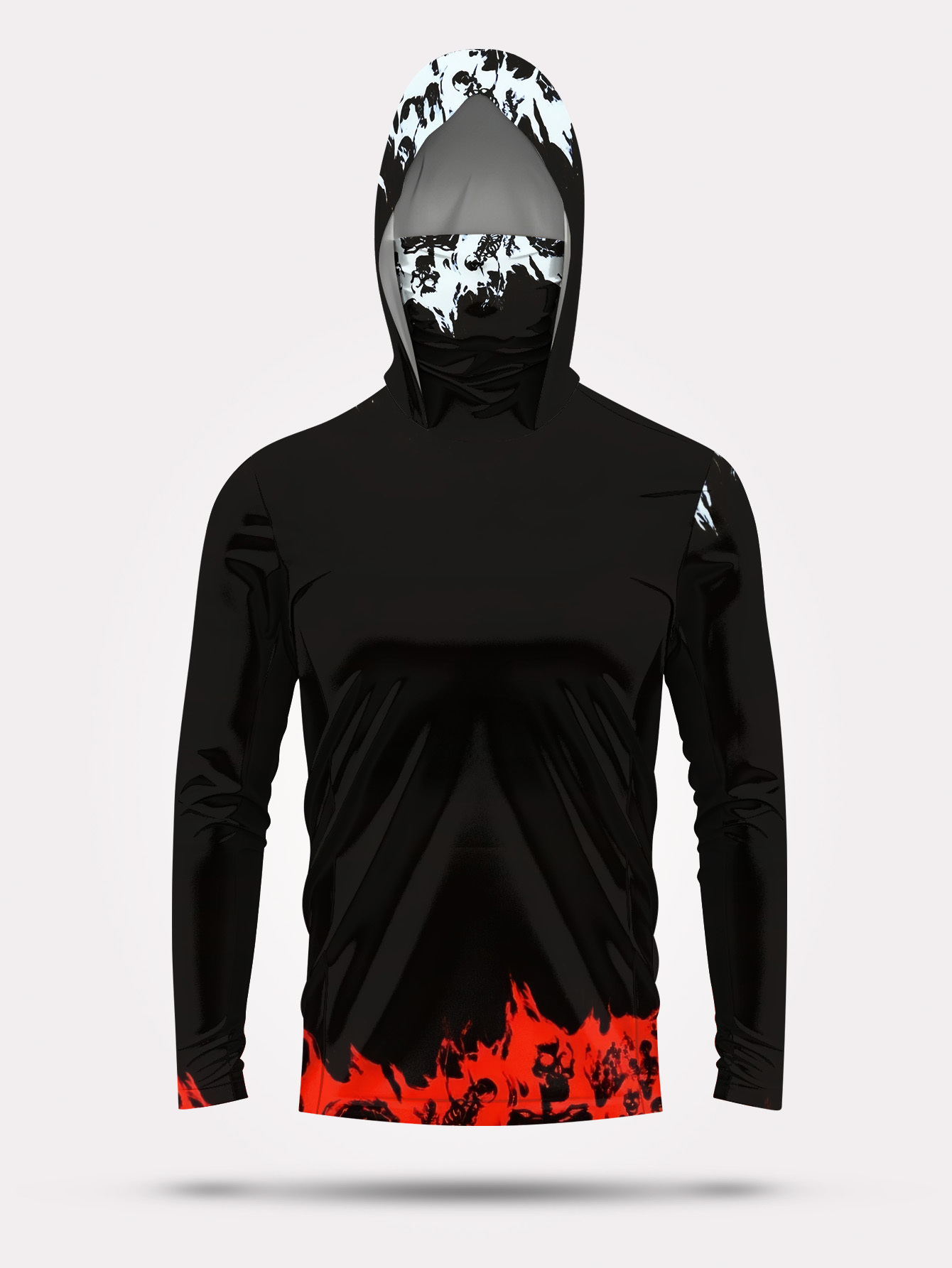 قميص صيد للرجال بأكمام طويلة،  - مراجعة Fishing Hoodie وسعره