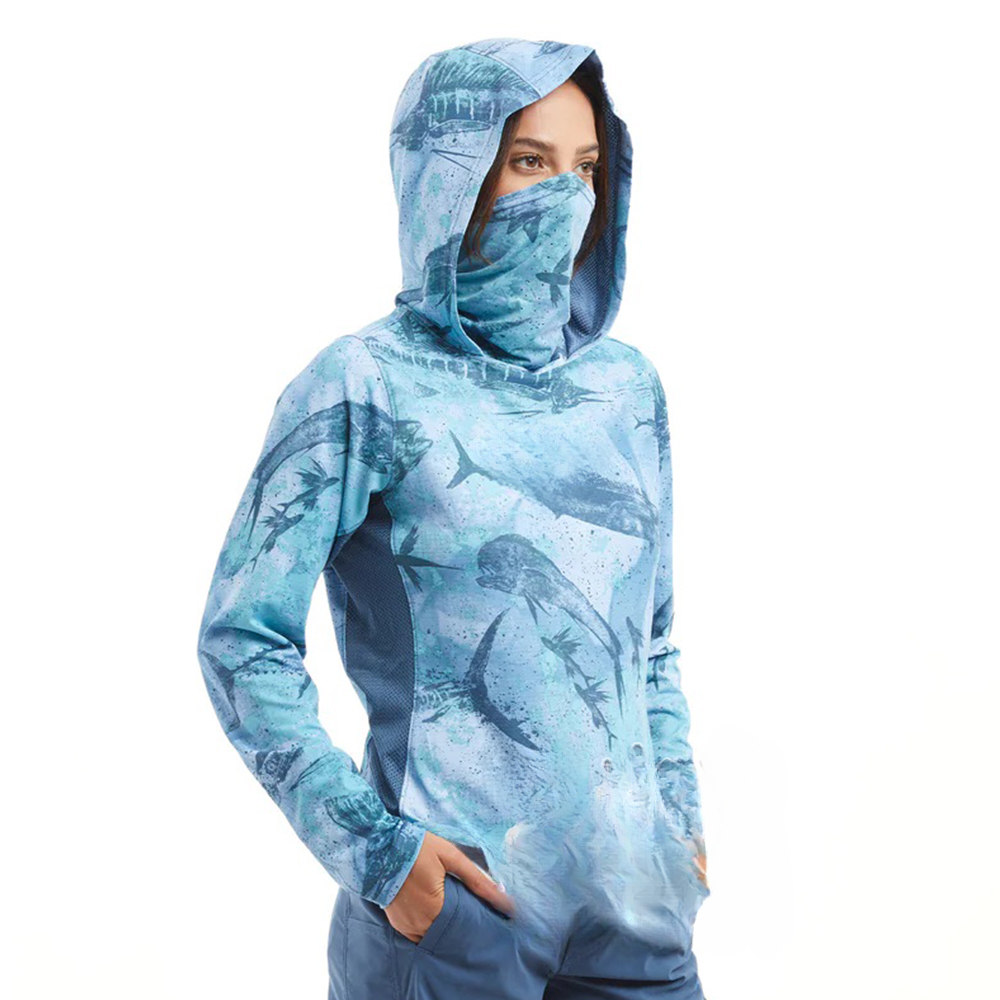 قمصان صيد السمك للنساء بأكمام  - مراجعة Fishing Hoodie وسعره