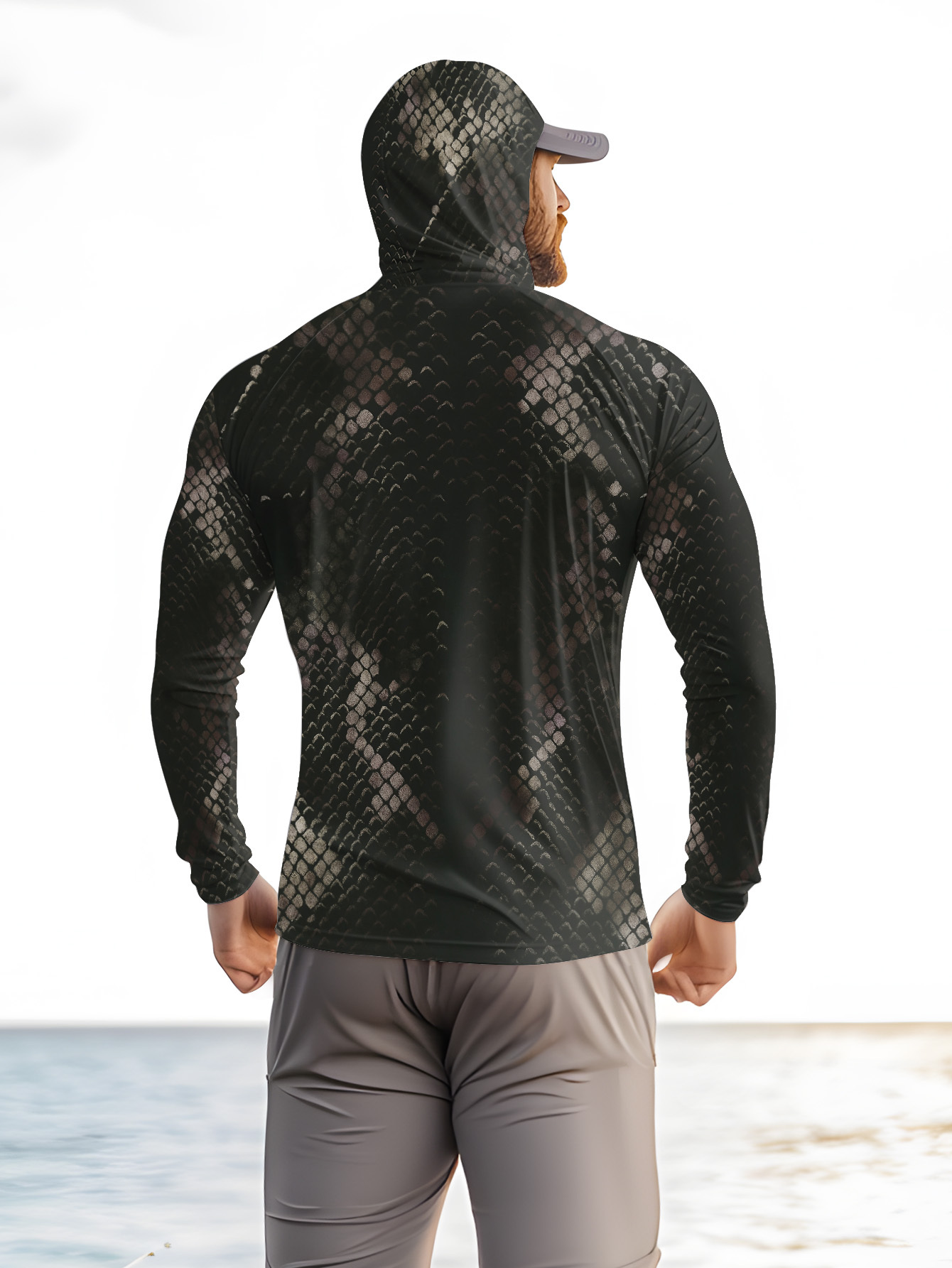 قميص صيد للرجال بغطاء للرأس وأ - مراجعة Fishing Hoodie وسعره