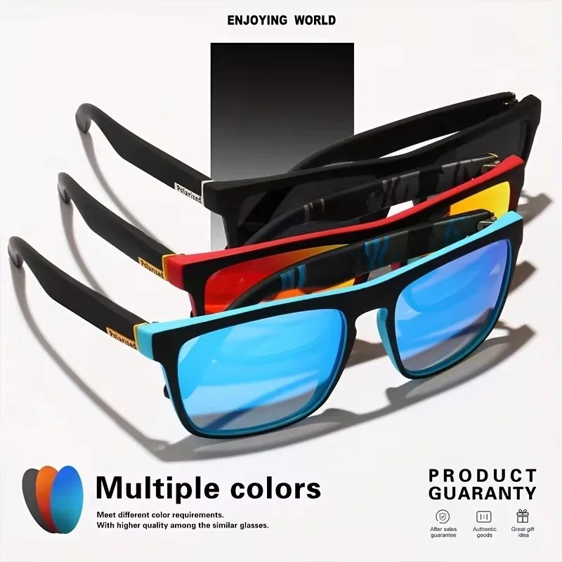 نظارات شمسية مربعة الشكل مستقط - مراجعة Fishing Sunglasses Polarized وسعره