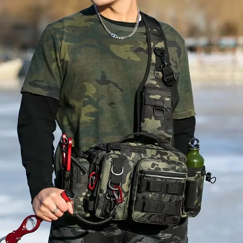 حقيبة خصر تكتيكية للتخييم والت - مراجعة Fishing Backpack وسعره