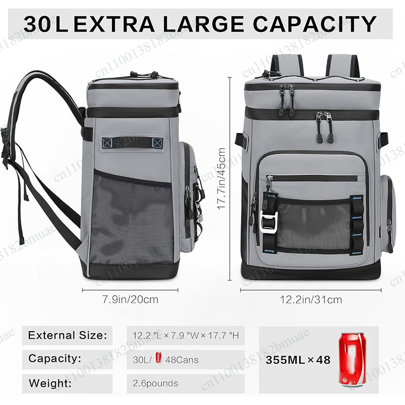 حقيبة ظهر مبردة مقاومة للتسرب  - مراجعة Fishing Bag Waterproof وسعره
