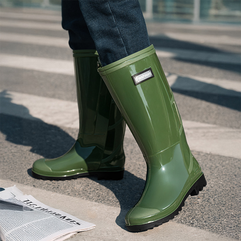أحذية مطر طويلة للرجال مضادة ل - مراجعة Fishing Boots وسعره